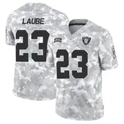 Arctic Camo Men's Dylan Laube Las Vegas Raiders Limited 2024 Salute to Service Jersey