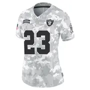 Arctic Camo Women's Dylan Laube Las Vegas Raiders Limited 2024 Salute to Service Jersey