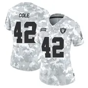 Arctic Camo Women's Qwynnterrio Cole Las Vegas Raiders Limited 2024 Salute to Service Jersey