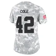 Arctic Camo Women's Qwynnterrio Cole Las Vegas Raiders Limited 2024 Salute to Service Jersey