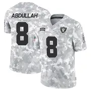 Arctic Camo Youth Ameer Abdullah Las Vegas Raiders Limited 2024 Salute to Service Jersey