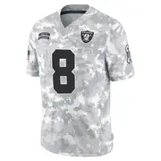 Arctic Camo Youth Ameer Abdullah Las Vegas Raiders Limited 2024 Salute to Service Jersey