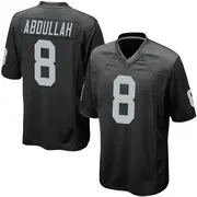 Black Men's Ameer Abdullah Las Vegas Raiders Game Team Color Jersey