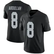 Black Men's Ameer Abdullah Las Vegas Raiders Limited Team Color Vapor Untouchable Jersey