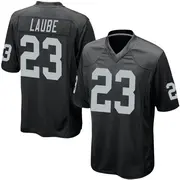 Black Men's Dylan Laube Las Vegas Raiders Game Team Color Jersey