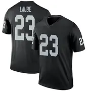 Black Men's Dylan Laube Las Vegas Raiders Legend Jersey