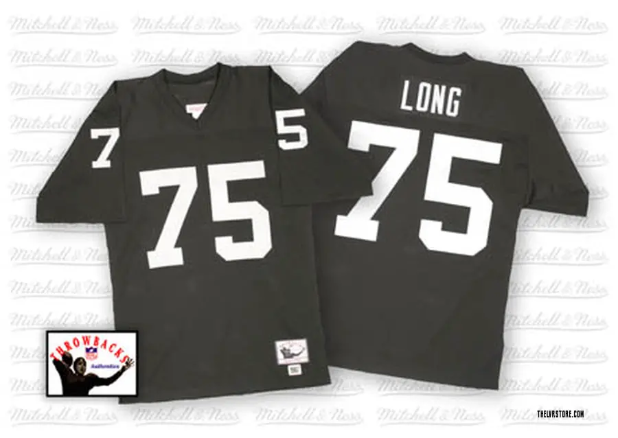 Black Men's Howie Long Las Vegas Raiders Authentic Team Color Throwback  Jersey - Las Vegas Store