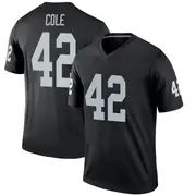 Black Men's Qwynnterrio Cole Las Vegas Raiders Legend Jersey