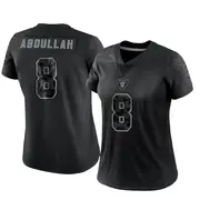 Black Women's Ameer Abdullah Las Vegas Raiders Limited Reflective Jersey