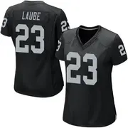 Black Women's Dylan Laube Las Vegas Raiders Game Team Color Jersey