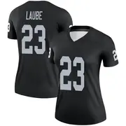 Black Women's Dylan Laube Las Vegas Raiders Legend Jersey