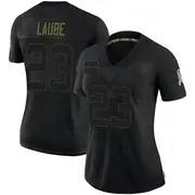 Black Women's Dylan Laube Las Vegas Raiders Limited 2020 Salute To Service Jersey