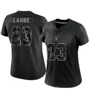 Black Women's Dylan Laube Las Vegas Raiders Limited Reflective Jersey