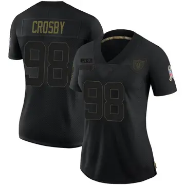 Las Vegas Raiders Maxx Crosby Jersey Pendant, 14K White - The GLD Shop