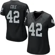 Black Women's Qwynnterrio Cole Las Vegas Raiders Game Team Color Jersey