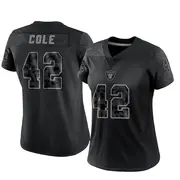 Black Women's Qwynnterrio Cole Las Vegas Raiders Limited Reflective Jersey