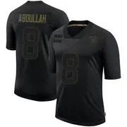 Black Youth Ameer Abdullah Las Vegas Raiders Limited 2020 Salute To Service Jersey