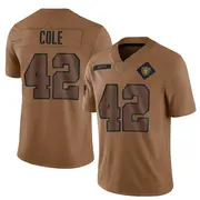 Brown Men's Qwynnterrio Cole Las Vegas Raiders Limited 2023 Salute To Service Jersey