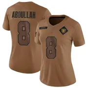 Brown Women's Ameer Abdullah Las Vegas Raiders Limited 2023 Salute To Service Jersey