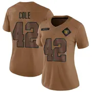 Brown Women's Qwynnterrio Cole Las Vegas Raiders Limited 2023 Salute To Service Jersey