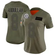 Camo Women's Ameer Abdullah Las Vegas Raiders Limited 2019 Salute to Service Jersey