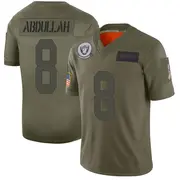 Camo Youth Ameer Abdullah Las Vegas Raiders Limited 2019 Salute to Service Jersey