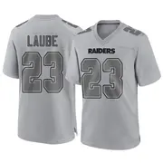 Gray Men's Dylan Laube Las Vegas Raiders Game Atmosphere Fashion Jersey