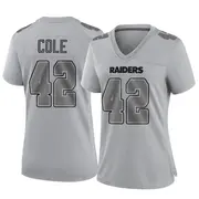 Gray Women's Qwynnterrio Cole Las Vegas Raiders Game Atmosphere Fashion Jersey