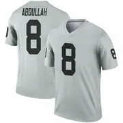 Men's Ameer Abdullah Las Vegas Raiders Legend Inverted Silver Jersey