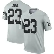 Men's Dylan Laube Las Vegas Raiders Legend Inverted Silver Jersey