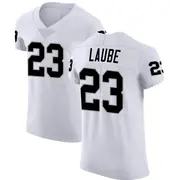 White Men's Dylan Laube Las Vegas Raiders Elite Vapor Untouchable Jersey