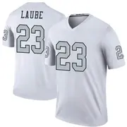 White Men's Dylan Laube Las Vegas Raiders Legend Color Rush Jersey