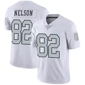 Jordy Nelson Las Vegas Raiders Men's Name & Number Logo T-Shirt - Ash