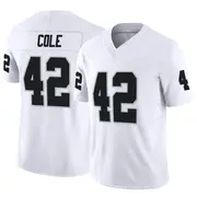 White Men's Qwynnterrio Cole Las Vegas Raiders Limited Vapor F.U.S.E. Jersey