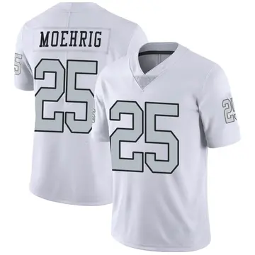 Tre'von Moehrig Las Vegas Raiders Men's by One Color T-Shirt - Ash