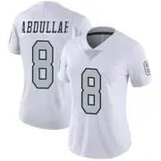 White Women's Ameer Abdullah Las Vegas Raiders Limited Color Rush Jersey