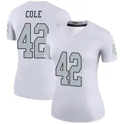 White Women's Qwynnterrio Cole Las Vegas Raiders Legend Color Rush Jersey