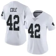 White Women's Qwynnterrio Cole Las Vegas Raiders Limited Vapor Untouchable Jersey