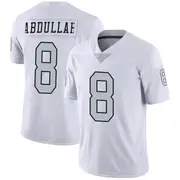 White Youth Ameer Abdullah Las Vegas Raiders Limited Color Rush Jersey